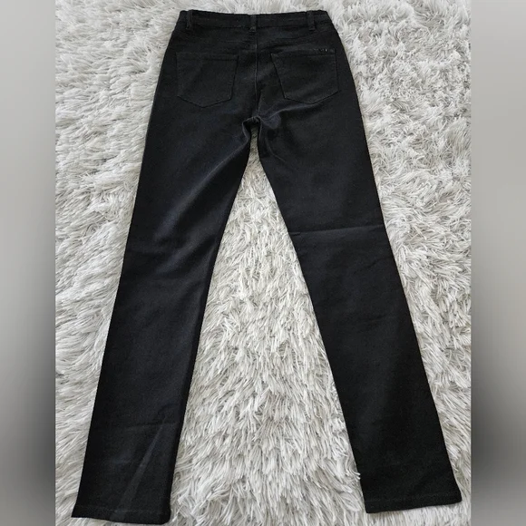 DG2 by Diane Gilman Black Skinny Jeans with Black Rhinestone Accents Womens 4 - Picture 9 of 9